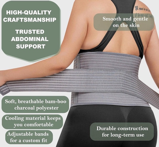 Postpartum Pregnancy Belt - Postpartum Belly Belt - Postpartum Support Belt - Breathable Belly Wrap - V1188-MS101-03146-1