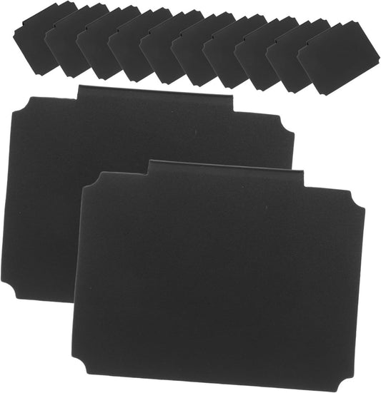 12 pieces - Labels - basket labels with clip - removable storage rack labels - chalkboard label - label V1188-MS101-03154-1