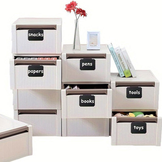 12 pieces - Labels - basket labels with clip - removable storage rack labels - chalkboard label - label V1188-MS101-03154-1