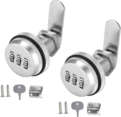 pieces - Combination lock - 62*38 mm - Suitable for panel thicknesses of 15-25 mm - Cabinet locks - Drawer V1188-MS101-03155-1