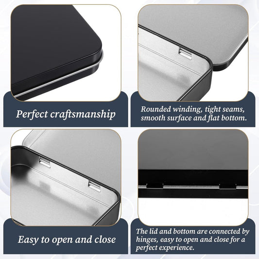 3 pieces - Iron box - Storage box - Portable box - storage box - jewelry box - metal hinged boxes - mini V1188-MS101-03173-1