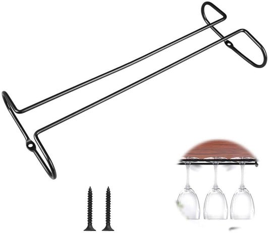 Wine glass holder - Glass hooks for shelf - Iron glass holder for glasses - Wall display holder - Hanging V1188-MS101-03178-1