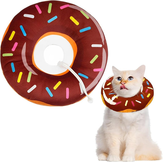 Cat collar - adjustable cat collar - adjustment range 17-26cm - vacuum packed - for after surgery - for small V1188-MS101-03184-1