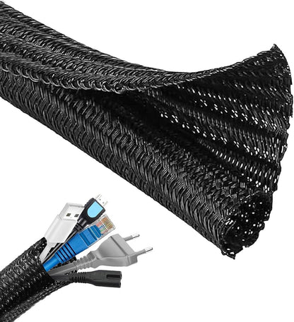 3m*13mm - cable protector - cable management - cable sleeve - black cable cover - cable management - cable V1188-MS101-03188-1