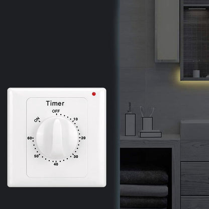 Countdown Switch - 60 minutes - Countdown timer switch - Mechanical countdown timer socket - time switch - V1188-MS101-03189-1