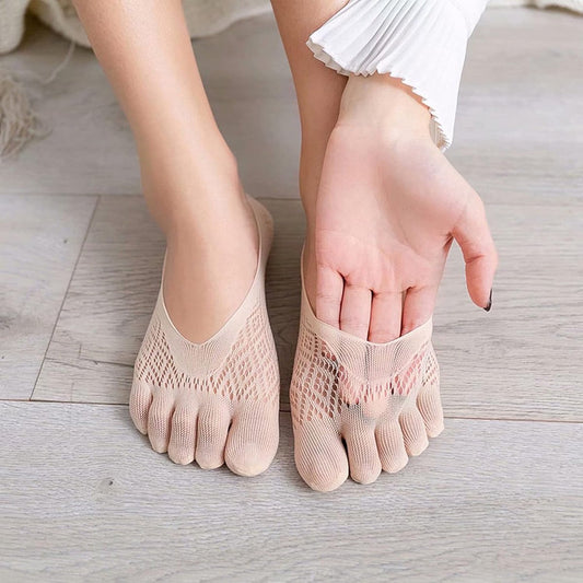 5 pairs of socks to align toe socks - Breathable - Toe socks - For bunions - Women's - Orthopedic compression V1188-MS101-03211-1