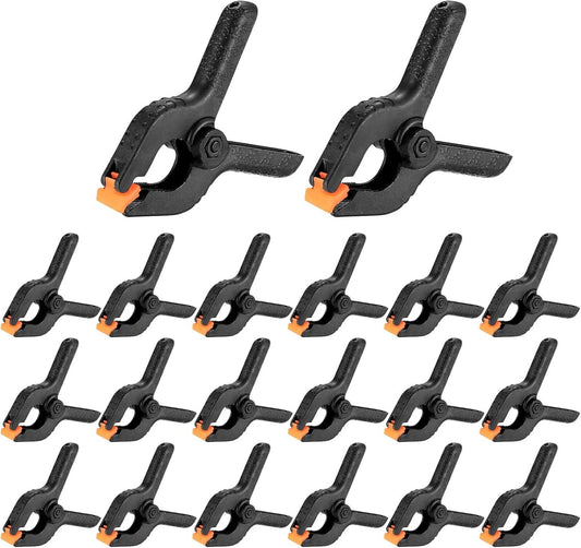 20 Pieces Tarpaulin Clamps - Spring Clamps - 2 inch Clamps - Clamp for Woodworking and Photo Studio - Market V1188-MS101-03212-1