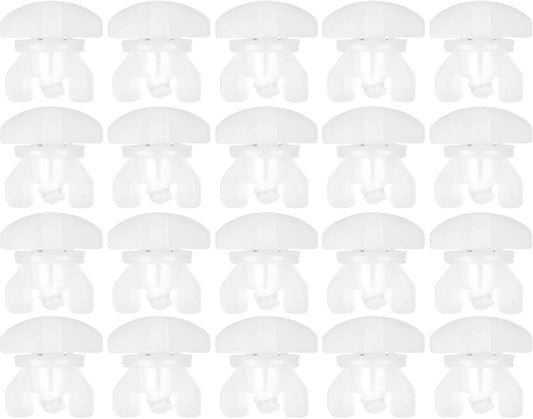 20 pieces - Curtain Rail Plugs - plastic curtain rail plugs - curtain locks - sliding rails - accessories for V1188-MS101-03227-1