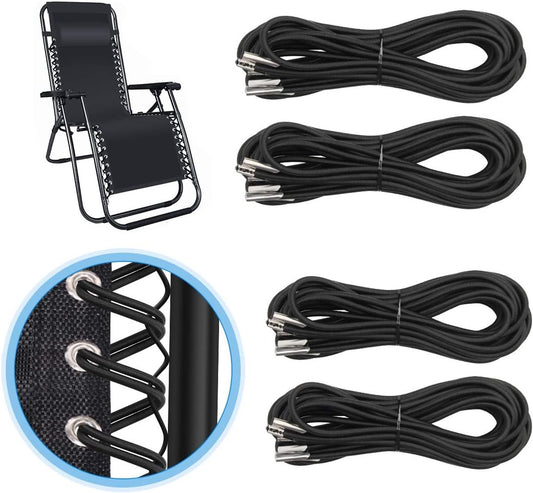 4 pieces - replacement cords - 1.4m and 2.2m - replacement rope for lounge chair - replacement rope for the V1188-MS101-03244-1