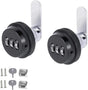 2 pieces - Combination lock - 62*38 mm - Suitable for panel thicknesses of 15-25 mm - Cabinet locks - Drawer V1188-MS101-03248-1