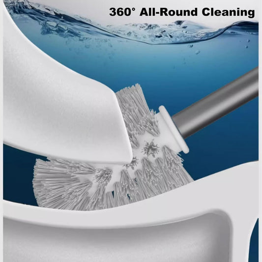 2 pieces - Toilet brush - Stainless steel toilet brush - With screw head - WC brush - Toilet brush - With V1188-MS101-03268-1