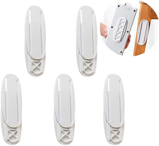 5 pieces - 10.3*4 cm - Self-adhesive power strip mount - Power strip holder fixer - wall sticker for socket - V1188-MS101-03282-1