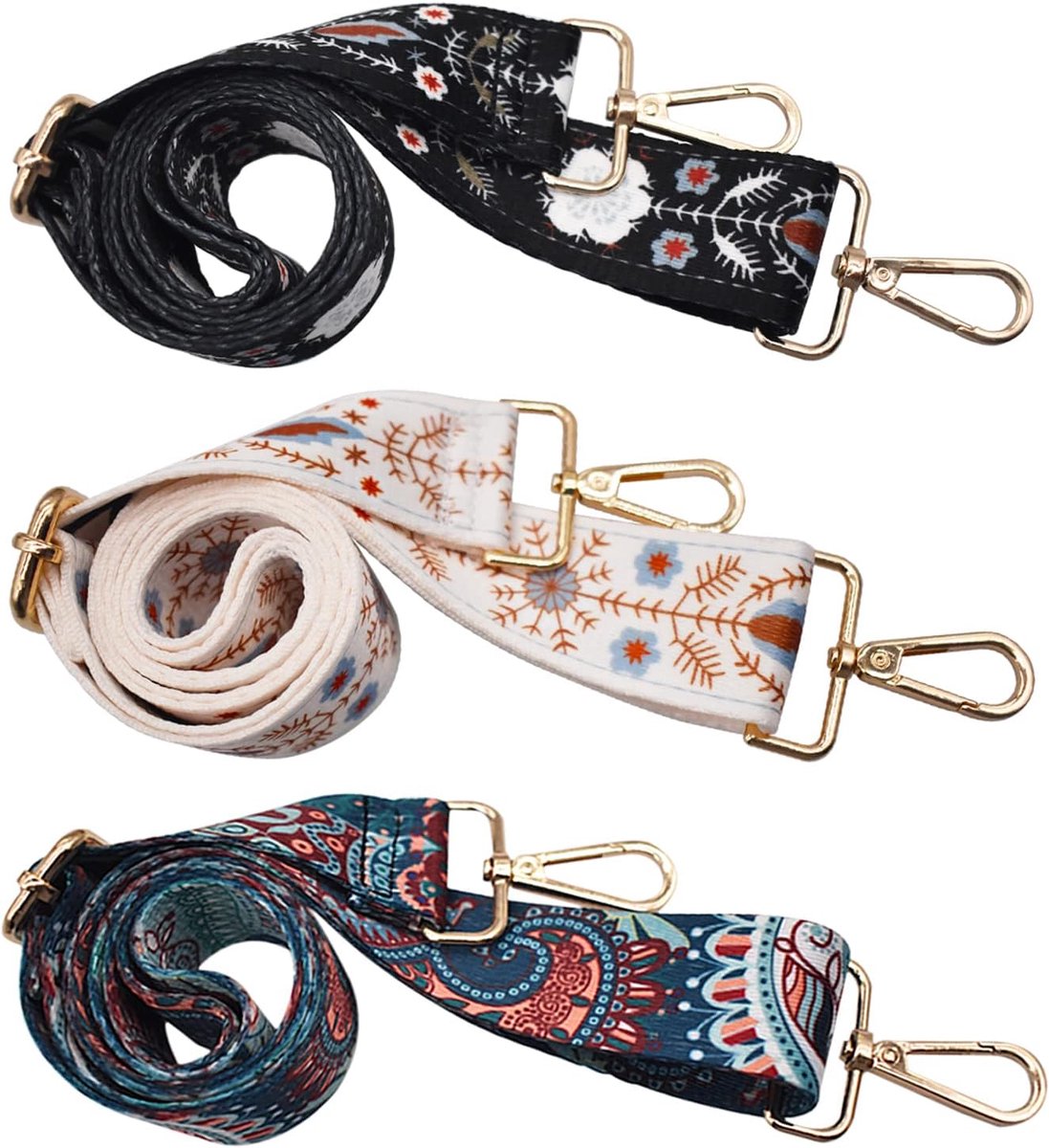 Bag Strap - 4-Piece Shoulder Strap - Bagstrap - Adjustable Bag Strap - Bag Strap - Unisex Bag Strap - V1188-MS101-03295-1