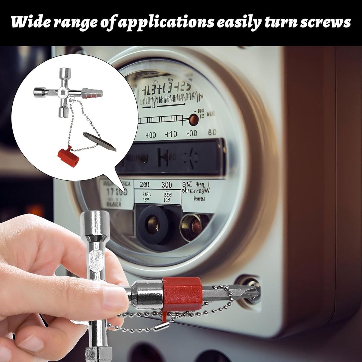 pieces - 4-way key - universal key - square key - triangular key - elevator keys - panel key - electrical V1188-MS101-03297-1