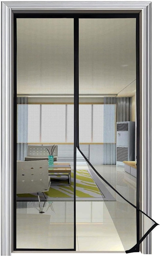 Magnetic insect screen for doors and windows - Insect screen - with tension straps - with magnetic curtain - V1188-MS101-03308-1