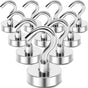 magnetic hook - 10 pieces for more than 5 kg - super strong pulling force - magnet with hook - heavy magnetic V1188-MS101-03325-1