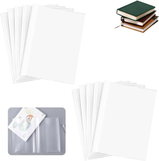 Book Sleeve - 10 pieces transparent A4 notebook cover - book cover - Book Sleeve - A4 book cover - Book V1188-MS101-03329-1