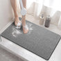 Non-slip shower mat - Non-slip bath mat - with drain - Non-slip water-permeable mat - Soft PVC loofah bath V1188-MS101-03336-1