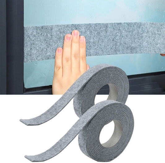 2 rolls - Moisture-proof strips for windows - 3cm*4m - Absorbing condensation strips for window felt - V1188-MS101-03343-1