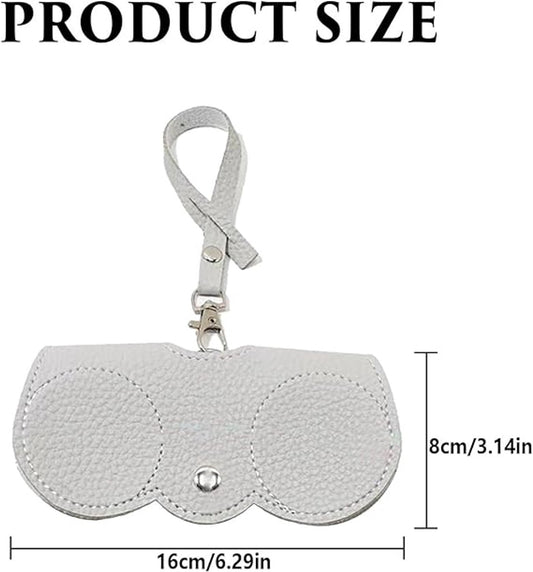 pieces - leather sunglasses bag - soft leather glasses case - portable glasses case - fashionable glasses V1188-MS101-03348-1