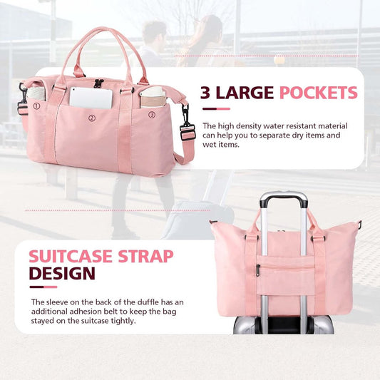 Travel bags - Waterproof weekend bags - Travel bag - Women's carry-on luggage - Travel bags - Yoga bag - V1188-MS101-03357-1