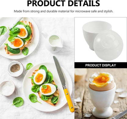 2 pieces - microwave egg cooker - egg cooker - making non-stick eggs and scrambled eggs - for instant V1188-MS101-03358-1