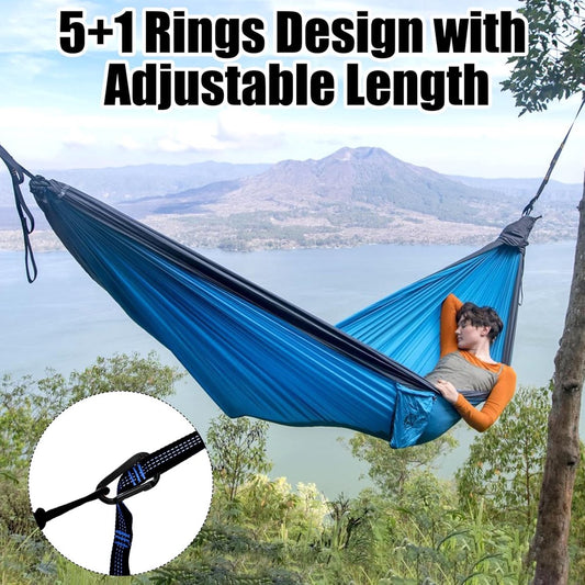 pieces - Hammock straps - 2m - Adjustable hammock straps - Swing suspension straps - tree swing straps - V1188-MS101-03360-1