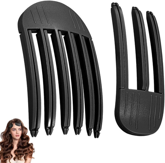 Set of 2 volumizing hair clips - Hair clip - Fluffy Bangs hair curlers - Traceless hair clips - For V1188-MS101-03363-1