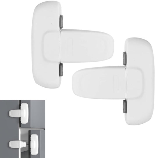 2 pieces - refrigerator locks for children - refrigerator door lock for home - baby safety - cabinet locks - V1188-MS101-03380-1