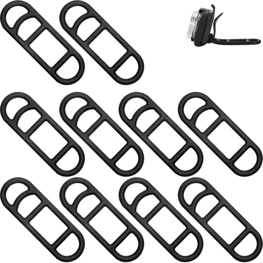 10 pieces - bicycle rubber bands - bicycle light holder - bicycle light strap - silicone strap - bicycle V1188-MS101-03385-1