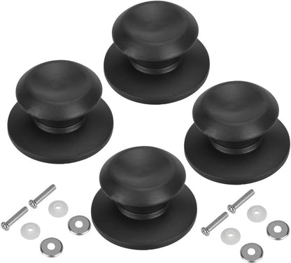 4 pieces - Pan lid knob - Lid knobs - Aperture 6-10 mm - Pot Lid Knob - Lid Handle - Lid Knob - Anti-burn V1188-MS101-03393-1