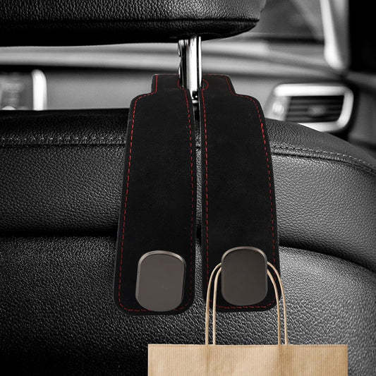 pieces - 17*4.5*8.5 cm - car headrest hooks - multifunctional leather car seat organizer - hook for the car V1188-MS101-03394-1