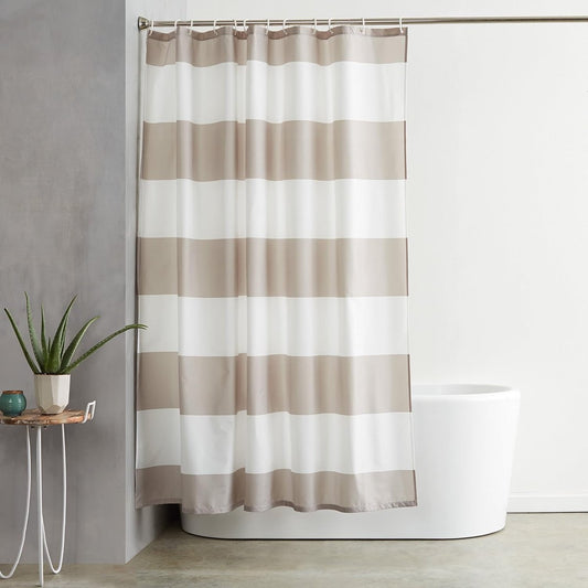 Shower curtain - Shower curtain for the bathroom - Anti-mold shower curtain - water-repellent material - with V1188-MS101-03395-1