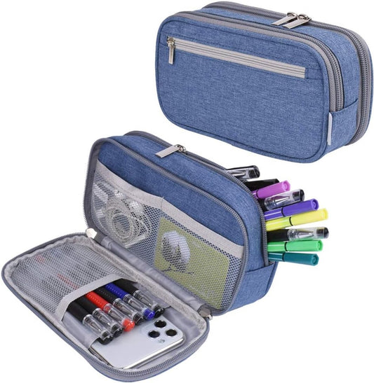 Large Pencil Case - Pencil Bag for Children and Adults - Large Case - Pencil Case - Storage Box - Desk V1188-MS101-03404-1