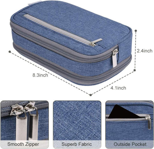 Large Pencil Case - Pencil Bag for Children and Adults - Large Case - Pencil Case - Storage Box - Desk V1188-MS101-03404-1