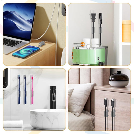 20 pieces - pen holder - pen holder for desk - self-adhesive silicone pen holder - for clipboard mounting in V1188-MS101-03408-1