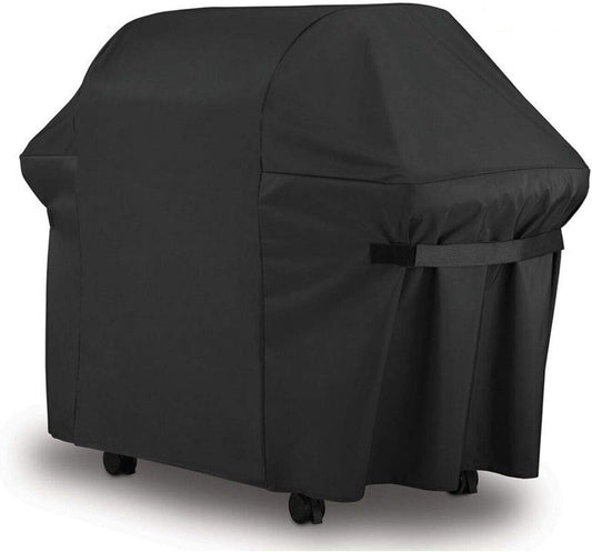 BBQ Cover 420D Oxford Fabric Barbecue Protective Tarpaulin Shockproof UV-Resistant and Waterproof (152 x 76 x V1188-MS101-03409-1
