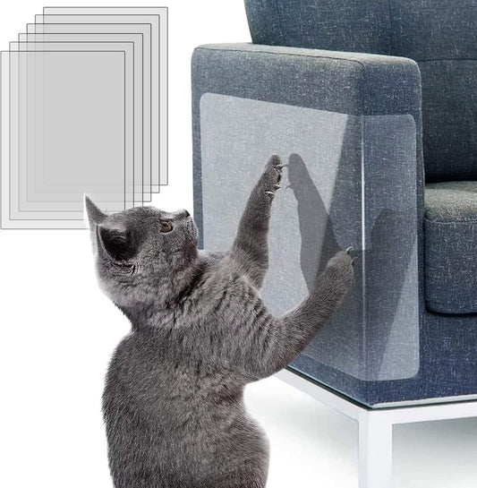 Anti-Scratch Sheets for Cat and Dog - 6 Piece Sticker Scratch Protectors - 45 x 30cm - Cat Scratch Protector V1188-MS101-03439-1
