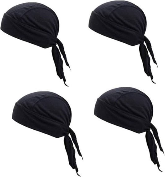 4 pieces - Cycling Cap - Frost Cap - Cycling Headscarf - Skullcap - Sweat-Wicking Beanie - Beanie - Headband V1188-MS101-03445-1