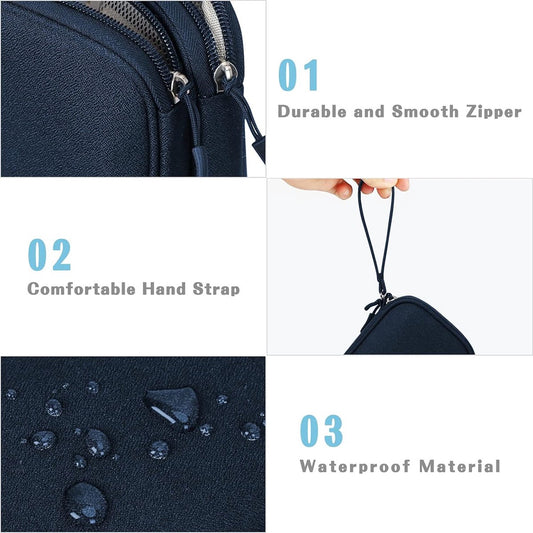Cable Storage Bag - Travel Organizer Accessories - Waterproof/Wear-Resistant - Cable - Bag, Charger, Adapter, V1188-MS101-03448-1