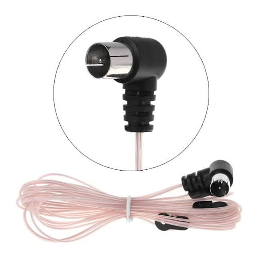 FM Antenna Male Connector Stereo Audio Radio Receiver Adapter Compatible with Denon Marantz Onkyo Raspberry V1188-NA9Y-25-105