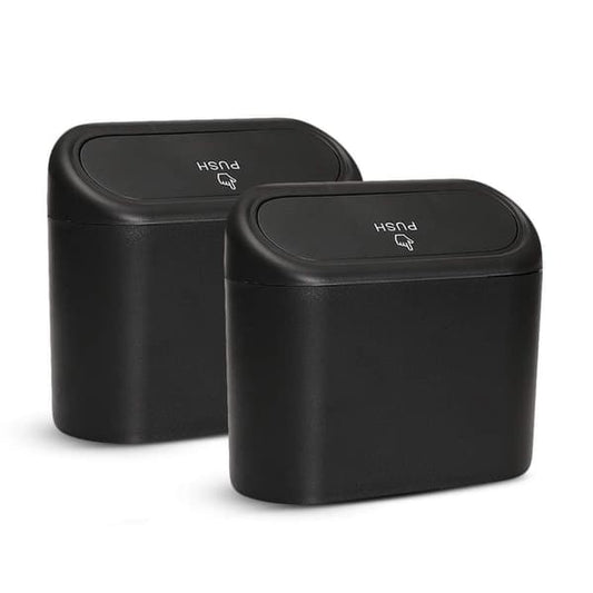 Car Trash Can, Waterproof Hanging Storage Box with Lid, 2-Pack Portable for Car \u0026 Office V1188-NACCD-3000