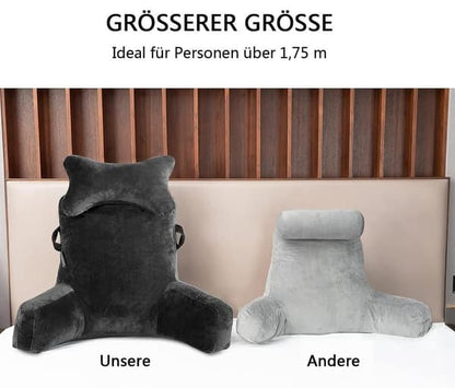 Extra Large Back Cushion with Armrests for Bed and Sofa Reading Sitting Support V1188-NACCD-4065