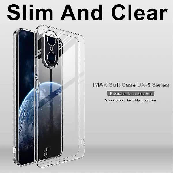 TPU Shockproof Phone Case for OnePlus Nord CE 5G Transparent Slim Design V1188-NALH-10868