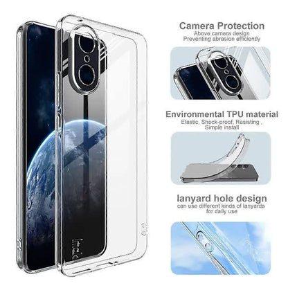 TPU Shockproof Phone Case for OnePlus Nord CE 5G Transparent Slim Design V1188-NALH-10868