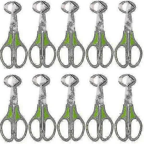 Stainless Steel Quail Egg Peeler Cutter Opener Tool, 10 pcs V1188-NALH-14811