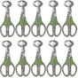 Stainless Steel Quail Egg Peeler Cutter Opener Tool, 10 pcs V1188-NALH-14811