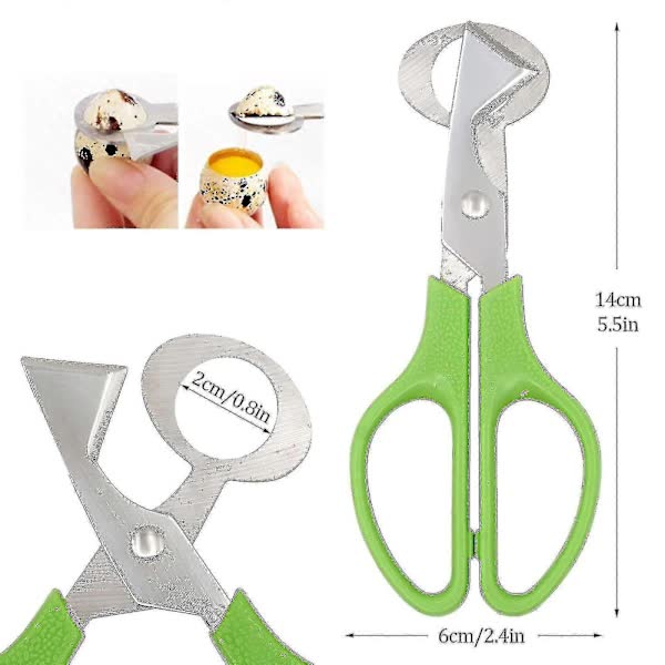 Stainless Steel Quail Egg Peeler Cutter Opener Tool, 10 pcs V1188-NALH-14811