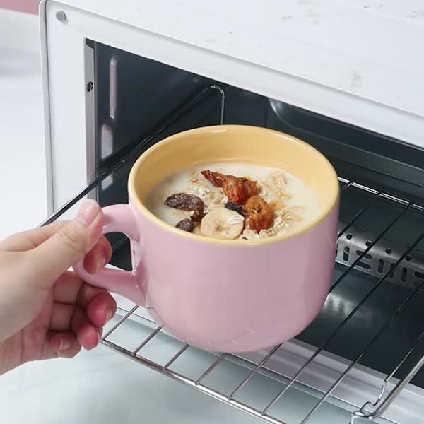 Large Ceramic Coffee Mug 650ml with Henke, Compatible with Breakfast Cereal Bowl and Tea Cup, Birthday Gift V1188-NALH-19852