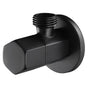 Black Shut-off Valve Angle Faucet Brass Diverter Toilet Shower Nozzle Connector Solid Brass Coupling Bracket V1188-NALH-33132